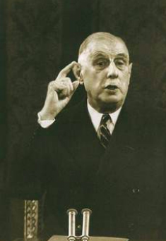 Discours des Invalides du président de la République Charles de Gaulle 1918